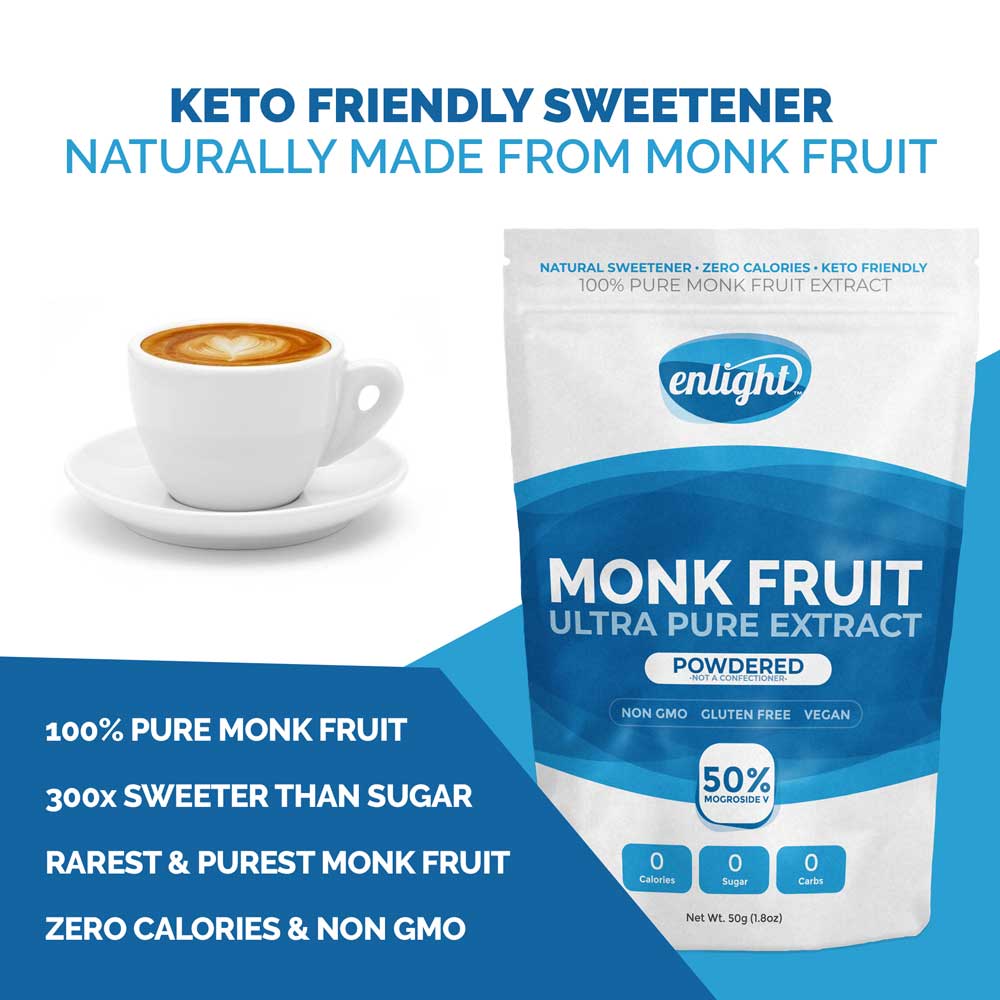 Enlight - Ultra Pure Monk Fruit Extract (1.8 oz / 50g)